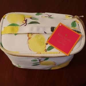 KATE SPADE 'Lemons Collection' Cosmetic/Lunch Tote